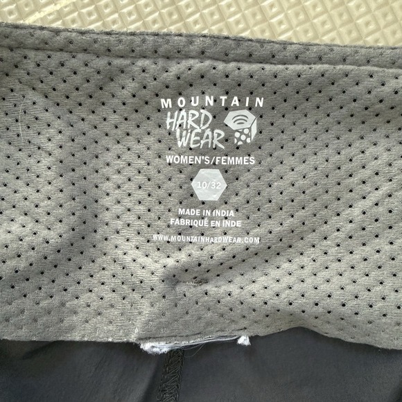 Mountain Hardwear Woman's Convertible Cargo Hiking Pants Gray Size 10/32 - Picture 4 of 7